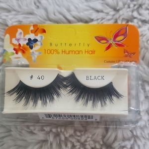 Bundle % Human Hair Lashes w 2 Adhesive